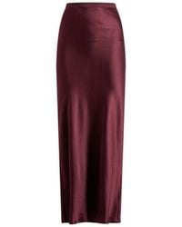 Anine Bing - Bar Silk Skirt - Lyst