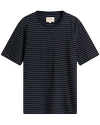 Folk - Textured Stripe T-Shirt - Lyst