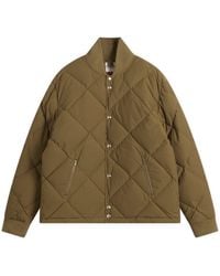 Dubbleware - Dubble Down Diamond Quilted Jacket - Lyst