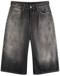 Acne Studios - Judda Trafalgar Denim Shorts - Lyst