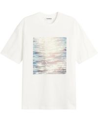 Jil Sander - Wanderlust T-Shirt With Photograph Print - Lyst