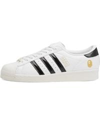 adidas - X Bape Superstar Vintage Sneaker - Lyst