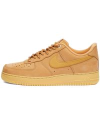 Nike Air Force 1 07 Wb Sneakers Flax in Brown for Men Lyst UK