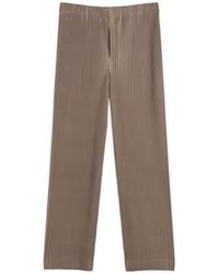 Homme Plissé Issey Miyake - Homme Plissé Curve Pleat Trouser - Lyst