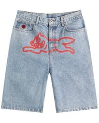 ICECREAM - Running Dog Denim Shorts - Lyst