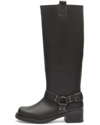 Samsøe & Samsøe - Sabrenta Knee High Buckled Boots - Lyst