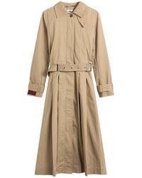 Damson Madder - Sofia Pleated Trench Coat - Lyst