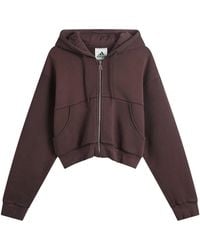 adidas - Eqt Cropped Hoodie - Lyst