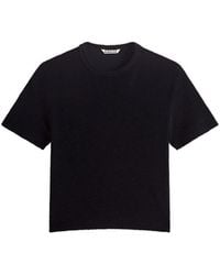 AURALEE - Washable Wool Pile T-Shirt - Lyst