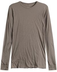 Rick Owens - Double Layer Long Sleeve T-Shirt - Lyst