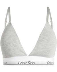 Calvin Klein - Icon Lightly Lined Triangle Bra - Lyst