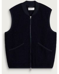 Universal Works - Wool Fleece Zip Waistcoat - Lyst