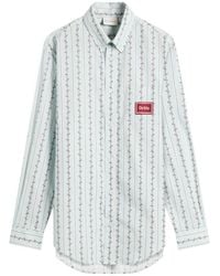 Drole de Monsieur - Drole De Monsieur Stripe Logo Shirt - Lyst