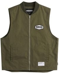 Neighborhood - Zip Work Vest Jacket - Lyst