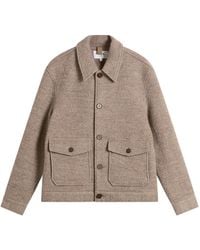 Wax London - Newgate Melange Wool Jacket - Lyst