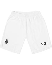 Y-3 - X Real Madrid Pre-Match Shorts - Lyst
