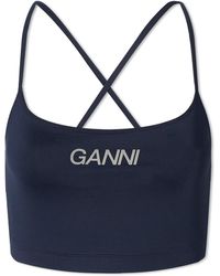 Ganni - Active Strap Top - Lyst