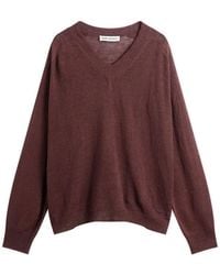 Our Legacy - Linen Rue V-Neck Jumper - Lyst