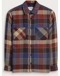 Wax London - Whiting Pike Check Overshirt - Lyst