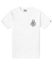 A Bathing Ape - Pigment Bape Logo T-Shirt - Lyst