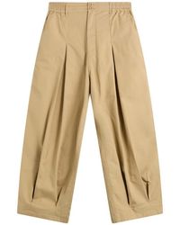 ANGLAN - Unbalance Long Tuck Balloon Pants - Lyst