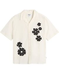 Wax London - Didcot Applique Flowers Vacation Shirt - Lyst
