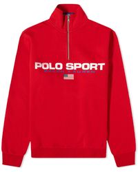 Polo Ralph Lauren - Polo Sport Quarter Zip Sweat - Lyst