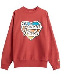 Human Made - Heavyweight Heart Logo Sweatshirt - Lyst