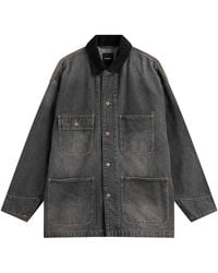 Beams Plus - Denim Loose Coverall Jacket - Lyst
