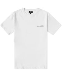 A.P.C. - Item Logo T-Shirt - Lyst