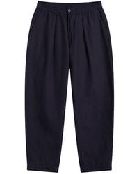 Universal Works - Brushed Moleskin Pleated Track Pant - Lyst