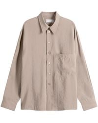 Studio Nicholson - Emper Oversized Patch Pocket Shirt - Lyst