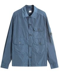 C.P. Company - Chrome-R Full Button Overshirt - Lyst
