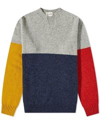 COUNTRY OF ORIGIN - Supersoft Seamless Colour Block Crew Knit - Lyst