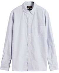Beams Plus - Button Down Candy Stripe Shirt - Lyst