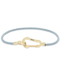 Mikia Cord Carbiner Bracelet - Blue