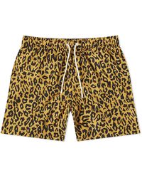 Palm Angels - Cheetah Swim Shorts - Lyst