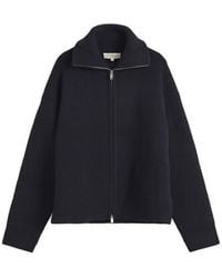 Studio Nicholson - Rib Zip Through Jumper - Lyst