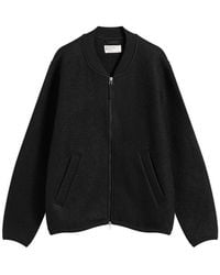 Universal Works - Wool Fleece Zip Bomber - Lyst