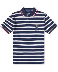 Polo Ralph Lauren - Regatta Bear Stripe Polo Shirt - Lyst