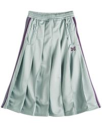 Needles - Pleated Track Skirt - Lyst