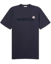 Moncler - Tonal Logo T-Shirt - Lyst