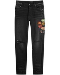Amiri - Vintage Patch Skinny Jeans - Lyst