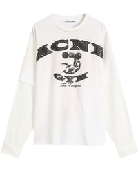 Acne Studios - Exford U Long Sleeve Gym Bro Layered Tee - Lyst