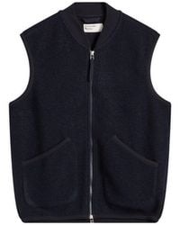 Universal Works - Wool Fleece Zip Waistcoat - Lyst