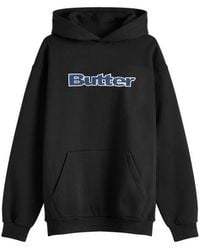 Butter Goods - Denim Logo Applique Hoodie - Lyst