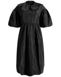 Simone Rocha - Mini Puff Sleeve Petal Collar Smock Dress - Lyst