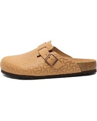 Birkenstock - Boston Bone Embossed - Lyst