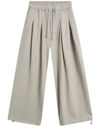 ANGLAN - Double Valley Tuck Sweat Pants - Lyst