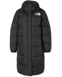 The North Face - Nuptse Long Puffer Parka Jacket - Lyst